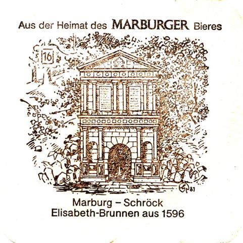 marburg mr-he marburger aus der 9a (quad185-elisabeth brunnen 16-schwarz) 